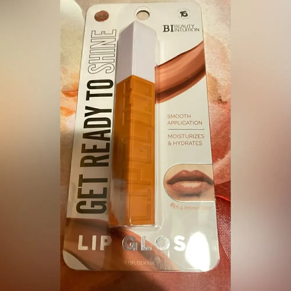 🛍️2 Beauty Intuition Natural Nude Lip Gloss 💄 & Big Bold Lashes Mascara 💥